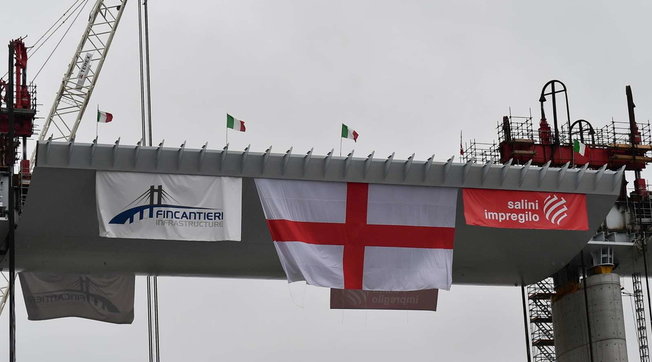 nuovo ponte di Genova inaugurazione