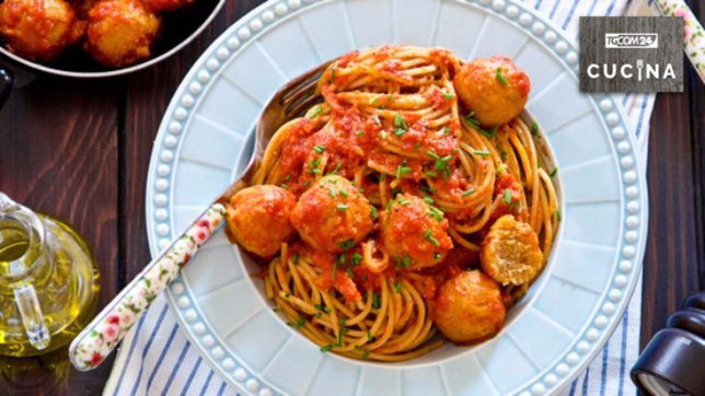 Spaghetti con polpettine di tonno
