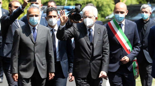 sergio mattarella, codogno, 2 giugno