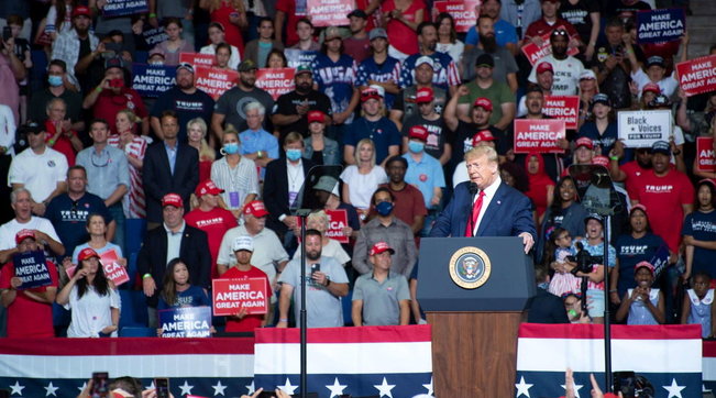 Tulsa, niente tutto esaurito per il comizio di Trump: