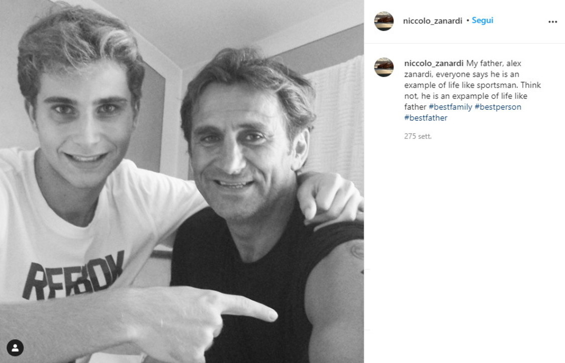 Zanardi, i messaggi del figlio: "Non ti lascio andare papà"