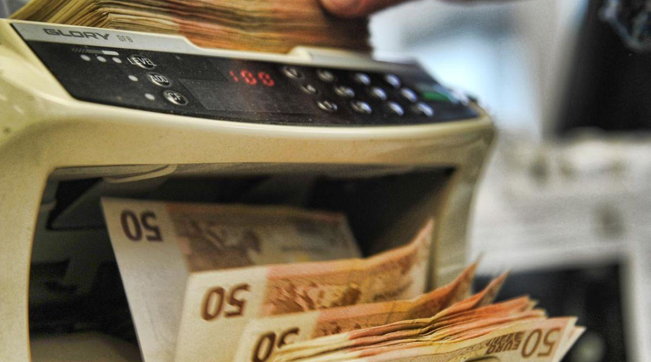 Euro soldi contanti cassa