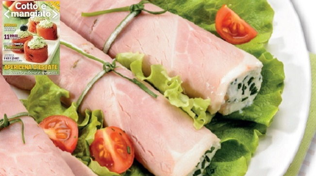 Involtini di prosciutto con robiola