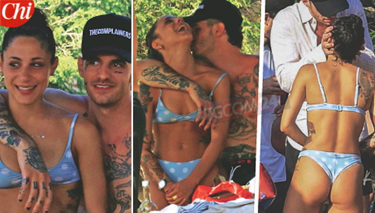 Achille Lauro e la misteriosa ragazza tatuata