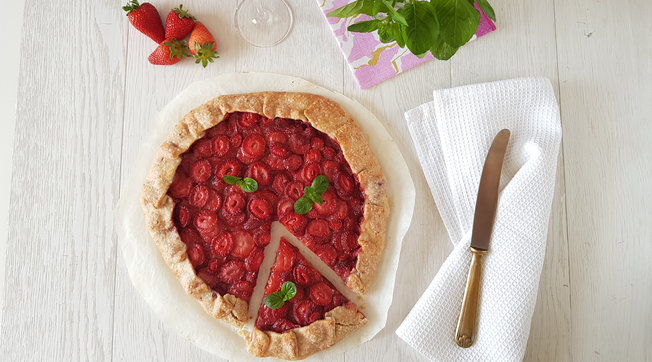Galette alle fragole