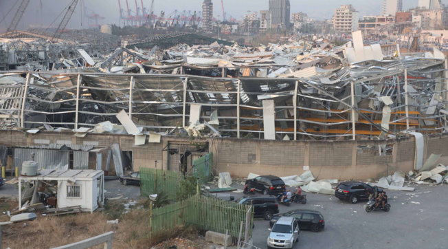 beirut esplosione città