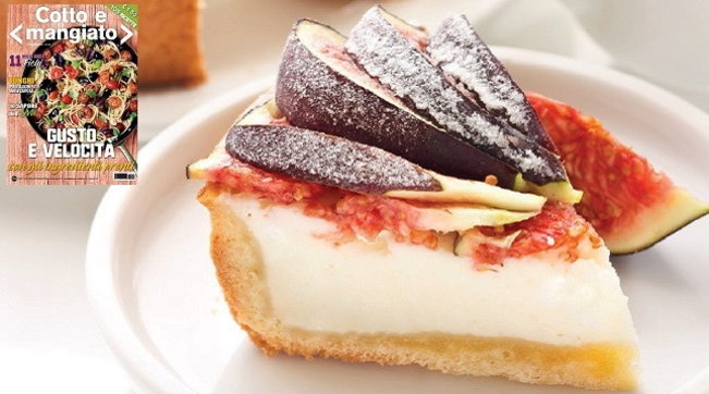 Crostata con fichi al profumo di limone