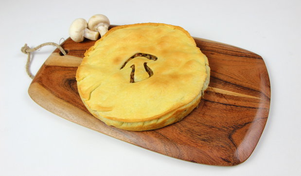 Pasticcio ai funghi con crema alla birra