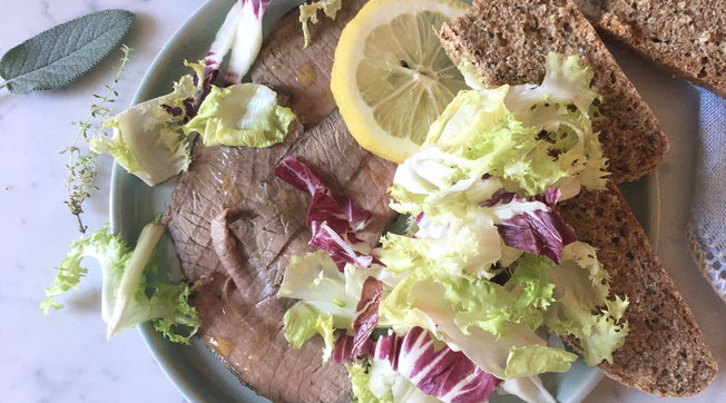Roast-beef al limone, un piatto gustoso e light