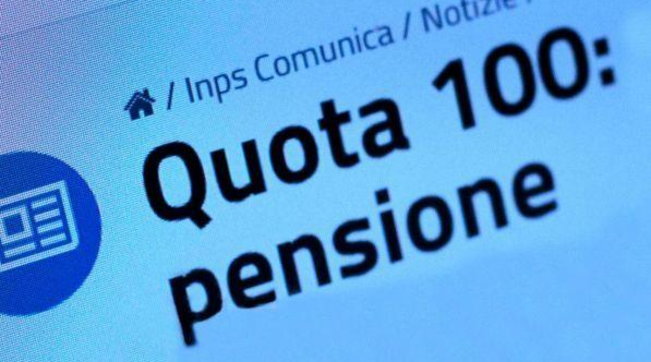 pensione pensioni quota 100
