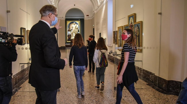 coronavirus pinacoteca brera milano
