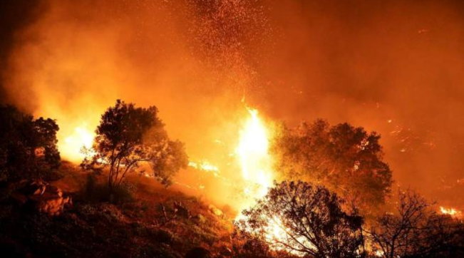 california usa incendi