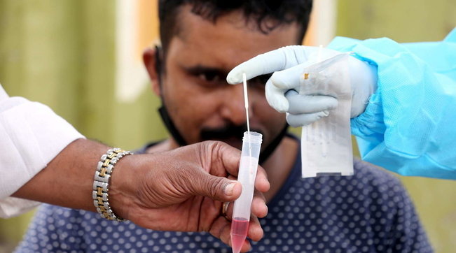 India coronavirus tampone test tamponi