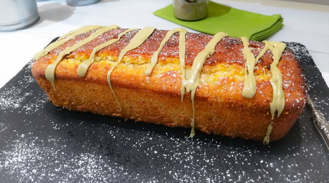 Plumcake al pistacchio
