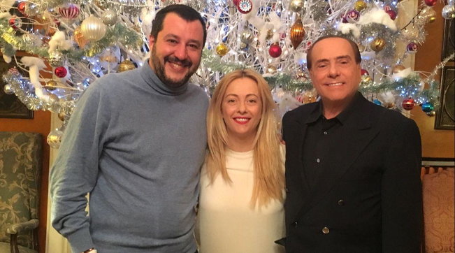 vertice arcore meloni berlusconi salvini