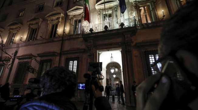 palazzo chigi notte premier
