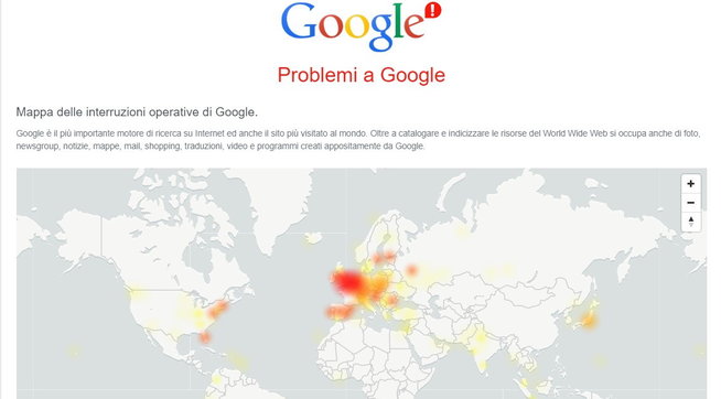 google down