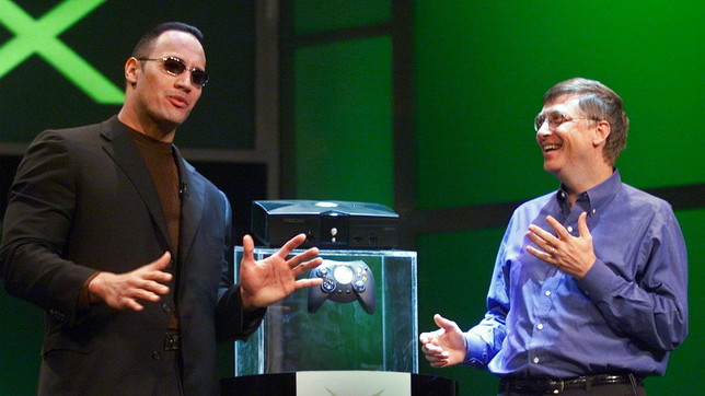 Bill Gates - The Rock - Xbox - Microsoft