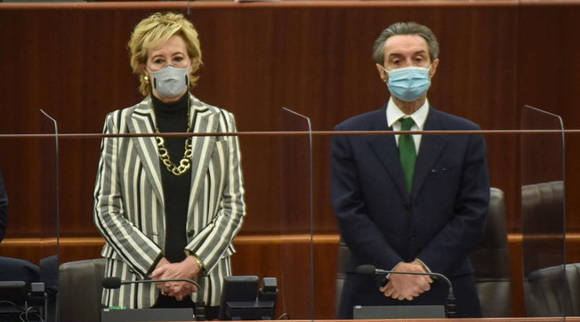 attilio fontana, letizia moratti