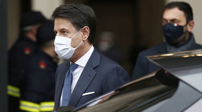 giuseppe conte lascia palazzo chigi