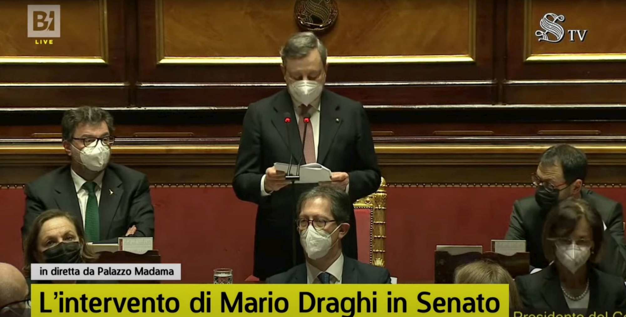 Discorso Di Mario Draghi In Diretta Oggi