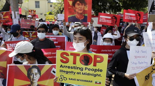 birmania, manifestazioni, myanmar, proteste, colpo di stato