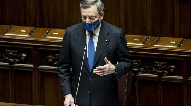 mario draghi alla camera