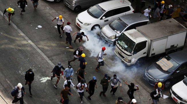 birmania proteste