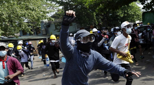 birmania proteste