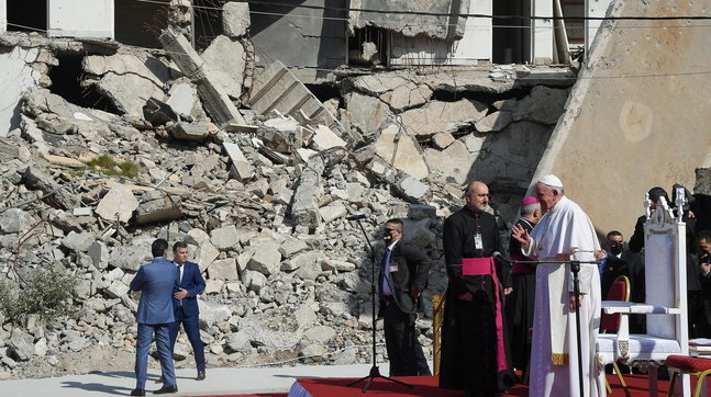 papa francesco, iraq
