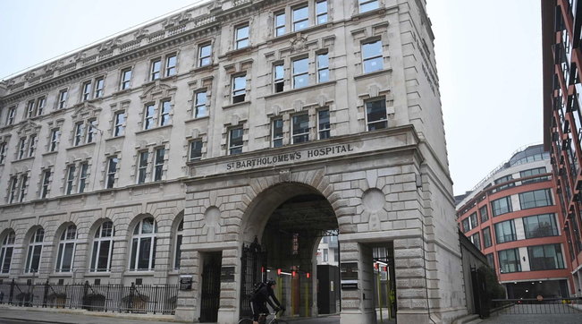 londra ospedale St Bartholomew's Hospital filippo