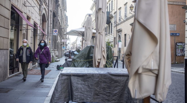 Roma, caos, ristoranti, mare, 13 marzo 2021