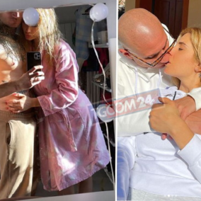 Paola Caruso in bikini incontenibile, palpatine alle terme con Dario ...