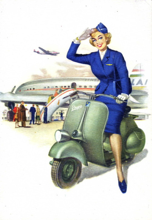 La Vespa nella pubblicità