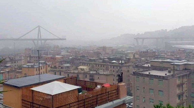 genova crollo viadotto ponte morandi