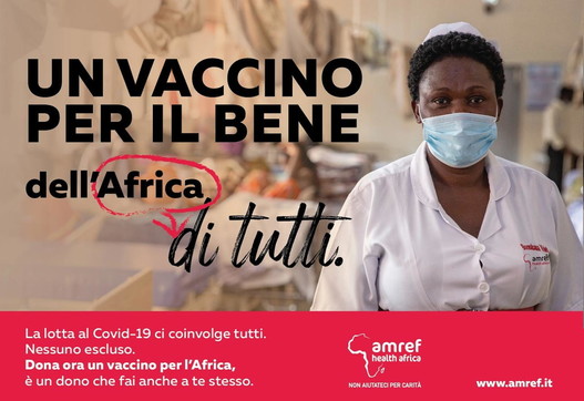 Amref campagna vaccini Africa 2021