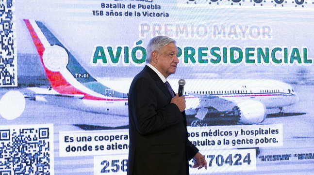 messico aereo lotteria obrador