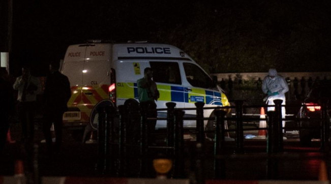 londra, polizia, notte, gb