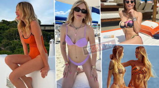 Ferragni, Marcuzzi, Canalis, Facchinetti, Taylor Mega: tutte le vip al mare