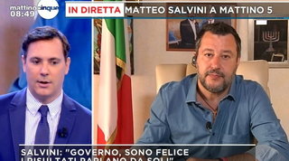 Salvini: "Felice per le riaperture, aiutiamo le imprese a non licenziare"