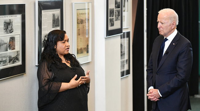 Biden da Tulsa: "La più grande minaccia è il suprematismo bianco"