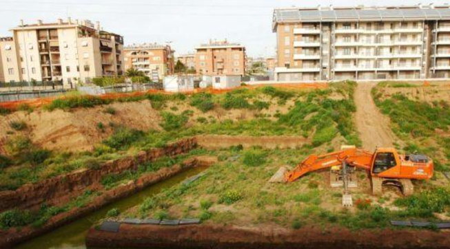 consumo di suolo edilizia costruzioni asfalto cemento
