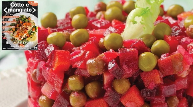 Insalata russa con barbabietole