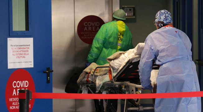 covid reparto corsia ospedale brescia
