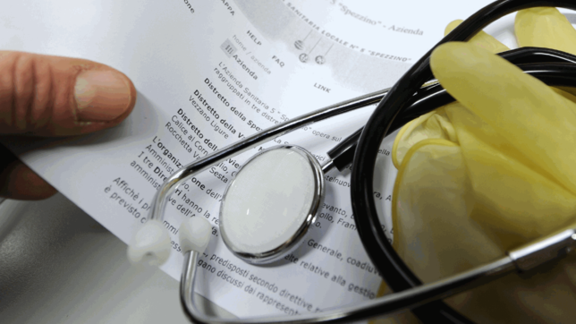 stetoscopio medico ricetta sanità
