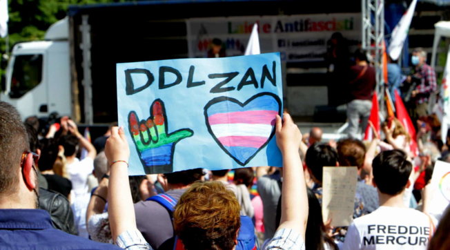 ddl zan milano manifestazione