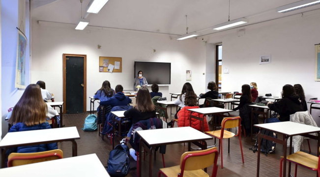 scuola superiori aula studenti