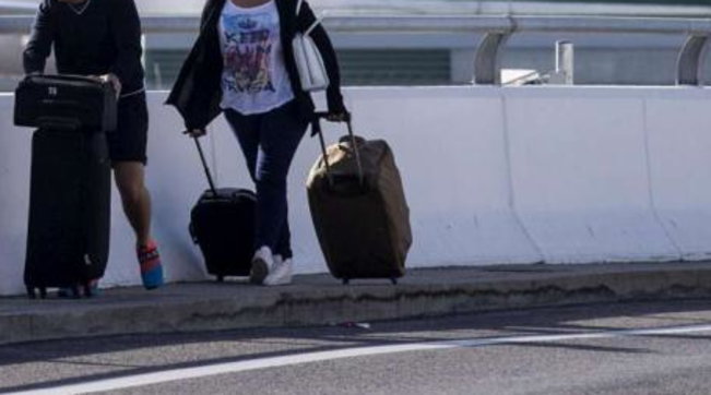 roma fiumicino incendio passeggeri viaggiatori
