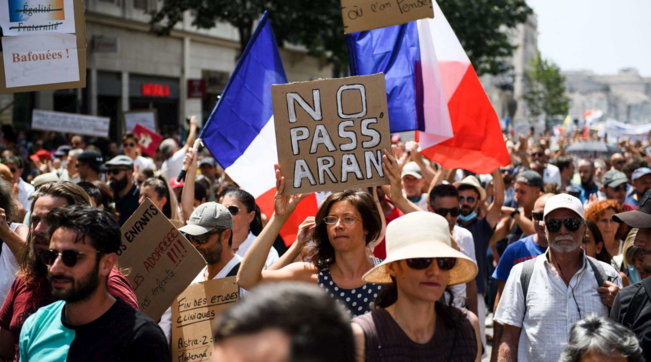 no green pass francia