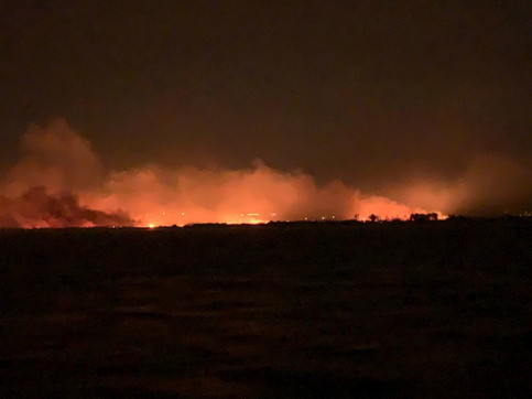catania incendi fuga via mare